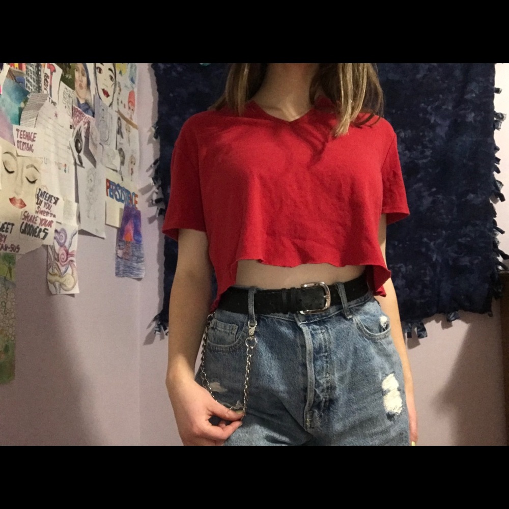 cropped t shirt